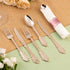 75PCS Rose Gold Plastic Silverware for 25 Guests, Heavy Duty Rose Gold Disposable Utensils Sets, Includes 25 Forks, 25 Spoons, 25 Knives, Elegant ...