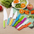 8 Pieces Kids Kitchen Knife Set Plastic Knife - Kids Chef Nylon Knives Children's Safe Cooking for Fruit, Bread, Cake, Salad, Lettuce Knife...