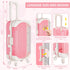 Doll Suitcase Travel Set, 18 inch Doll Clothes and Accessories - 26 Pcs Travel Pillow, Unicorn Bag, Sunglasses, Camera, Computer, Phone, Passport,...