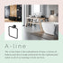 Gatco 5652MX A-Line Towel Ring, Matte Black...