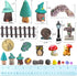 BEZALEL Miniature Fairy Garden Supplies Kit – Mini Fairy Garden Miniatures Decor for Garden Micro Landscape Yard Bonsai, Terrariums, Plant Pots – ...