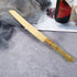 TANG SONG Simple Design Wedding Cake Knife and Serving Set for Parties Weddings Birthdays Anniversaries (Golden)...