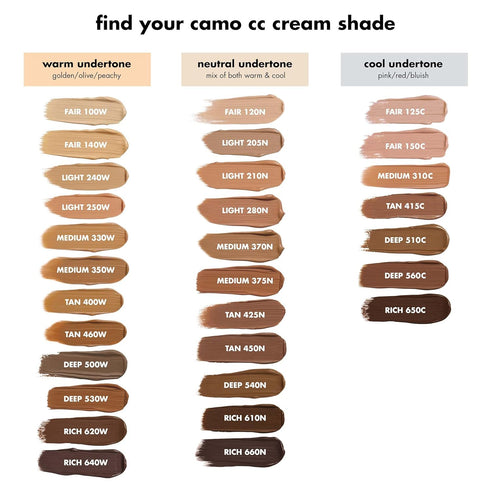 e.l.f. Camo CC Cream, Color Correcting Medium-To-Full Coverage Foundation with SPF 30, Deep 530 W, 1.05 Oz (30g)...