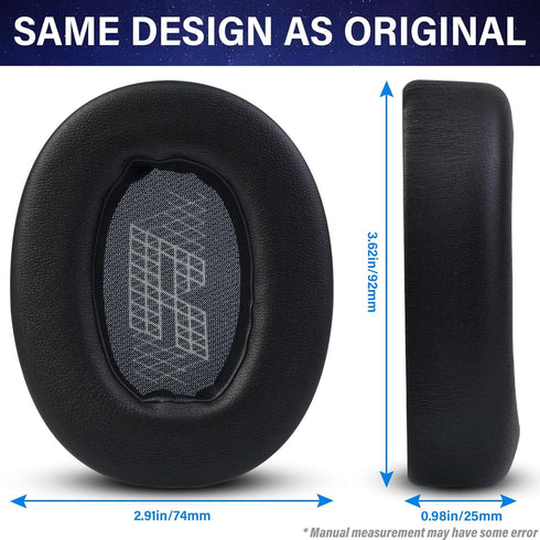 Replacement Ear Pads for JBL E65 (E65BT E65BTNC)/Live 650 (650NC 650BTNC)/Live 660 (660NC 660BTNC)/Duet NC Over-Ear Headphones, Earpads Cushions w...