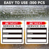 Oil Change Stickers,300pcs 2x2 Inches Oil Change Reminder Sticker for Windshield with No Residue, Clear Next Service Due Labels for Car Auto Vehic...