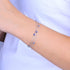 Evil Eye Bracelets Sterling Silver 925 - Triple Layered Chain Protection Blue Ojo Turco Bracelet for Women - Womens Dainty Boho Jewelry - Kabbalah...