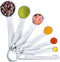 BALCI - 6 Measuring Spoons, Heavy Duty 18/8 Premium Stainless Steel Measuring Spoons Set, Spoons with US and Metric Measurements, Set of 6 + Level...