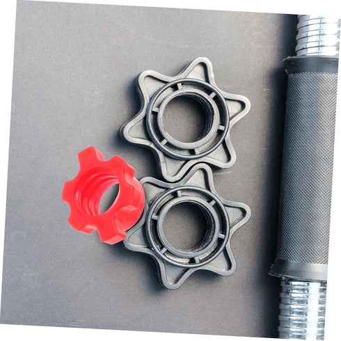 Yardwe 4 Pcs clip clip barbell screw collar set collars screw Accessories Dumbbell Nut accessories fitness hand bell Curling pesa equipment suppli...