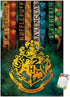 Trends International The Wizarding World: Harry Potter - House Crests Wall Poster, 22.375" x 34", Poster & Mount Bundle...