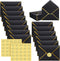 50 Pcs A7 Envelopes 5 x 7 Card Envelopes and 50 Pcs Gold Embossed Wax Seal Envelopes Self Adhesive V Flap Envelopes with Gold Border for Graduatio...