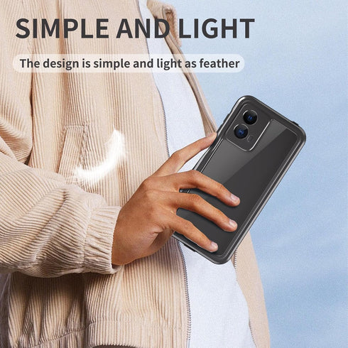 for Motorola Moto G 5G 2024 Phone Case Waterproof IP68 Certified Dustproof Shockproof Built-in Screen Protector Rugged Full Body Protective Cover ...