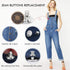 12 Sets Button Pins for Loose Jeans, No Sew and No Tools Instant Replacement Snap Tack Pant Button, Ceryvop Reusable and Adjustable Metal Pants Bu...