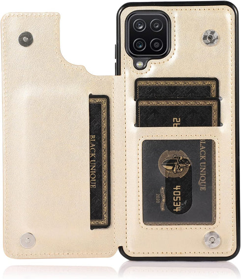 Asuwish Phone Case for Samsung Galaxy A42 5G with Tempered Glass Screen Protector Card Holder Wallet Cover Stand Flip Leather Cell Accessories Gla...