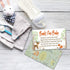 Woodland Creature Books for Baby Shower Request Cards (50 Pack), Baby Shower Invitation Inserts....