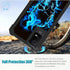 for TCL ION X Case,TCL ION V Phone Case with Glass Screen Protector,Heavy Duty Rugged Hard PC & Soft TPU Bumper Shockproof Protective Phone Case f...