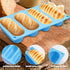 CANIPHA 2 Pack Hot Dog Bun Pan, Silicone Hot Dog Bun Molds Sausage Mold Nonstick & Heat proof Baking Pan Bread Mold for Homemade Hotdog Bun Rolls...