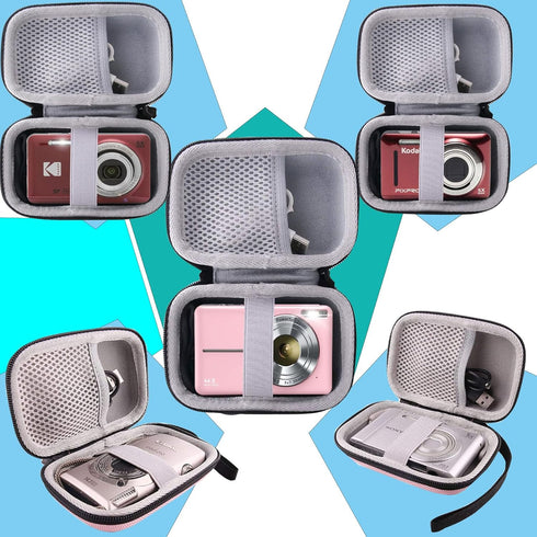 WERJIA Kids Camera Case for CAMKORY/VAHOIALD/Nsoela/IWEUKJLO/Lecran FHD 1080P Digital Camera for Kids with, and More Brands Kids Camera (Pink)...