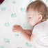Baby Changing Pad Cover Set Muslin, Portable Contoured Diaper Change Pad Sheet for Boys and Girls by Vlokup, Flamingo...