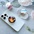 Translucent Clear Phone Grip with Expanding Kickstand,Cell Phone Collapsible Stand Beach Ocean Starfish Design for Smartphones......
