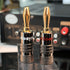 Speaker Connector Banana Plugs - 24K Gold Plated Brass 4mm Plug (12 Pairs/24 pcs)...