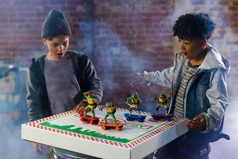 Teenage Mutant Ninja Turtles 5" Sewer Shredders - Raphael Movie Edition - Skate and Battle with Ninja Action - Ages 3+...
