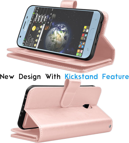 Tekcoo for Galaxy J7 2018/ J7 Aero Wallet Case, ID Card Holder Purse with PU Leather Folio Flip Cover Kickstand...