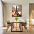Posterizer 1 pcs-Eiffel tower inspired sunset glow photo 1-Landscape & Nature Art-Photography Art-Decor for Home & Office- unframed wall art...