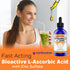 FWS Liquid Vitamin C + Zinc - Pure Ascorbic Acid + Zinc - 4oz - 120 Servings - Organic, Non-GMO, Vegan - Bioactive Vitamin C - Immune Support, Ski...