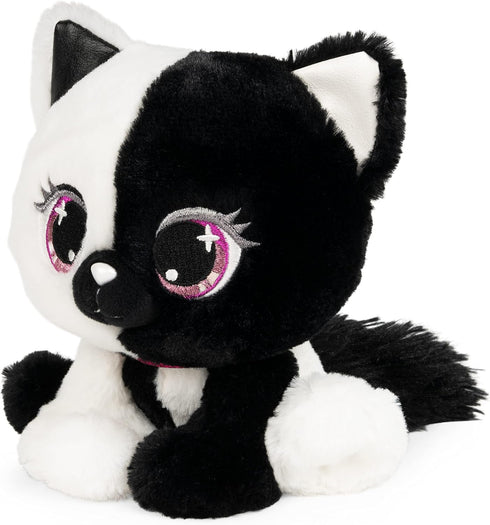 GUND P.Lushes Designer Fashion Pets Lady Luna Cat Premium Stuffed Animal Soft Plush, Black and White, 6”...
