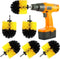Drill Brush Nylon Drill Brush Attachment Electric Power Scrubber Scrub Brush Multi Purpose Cleaning Supplies for Drill Bathroom Surfaces Tub Grout...
