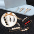 14 Pieces Pearl Scarf Brooch Pin Assorted Muslim Scarf Hijab Clips Small Brooch Set Metal Clips for Headscarf Shawl Muslim Women Scarves Hijab Saf...