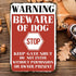 Beware Of Dog Signs For Fence Do Not Enter Dog Sign Funny Dog Metal Tin Signs Warning Signs For Property Metal Dogs On Premises Sign Outdoor Dog Y...