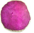 Crystal Phone Grip & Stand Clear Druzy Healing Natural Stone Crystal Phone Accessory (Red)...