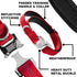 Black Rhino - Tactical Dog Collar Ultra-Soft Neoprene Padded Dog Collars for Medium, Large, XL Dogs | Heavy Duty Metal Buckle | Padded Handle for ...