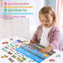 Reusable Sticker Pad Set:Vehicle and Dinosaur-Restickable Sticker Activity Playset for Kids Toddlers Boys Ages 2-4 4-8 Years. Includes Constructio...