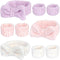 Spa Headband and Wristband Set, 3Pcs Microfiber Face Headband, and 6Pcs Wrist Spa Wash Band Absorbent Wrist bands, for Washing Face Wash Headband ...