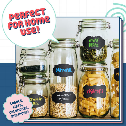 Extra Fine Tip Liquid Chalk Markers (10 Pack) - Dry Erase Marker Pens for Blackboard, Windows, Chalkboard Signs, Bistro - 1mm Tip...