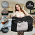 2-Pack Large Storage Bags for Clothing| Black Foldable Blanket Storage Bags| Organizers used for bedrooms and closet space| 90L Storage Size by Ho...