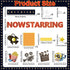 Movie Star Bulletin Board Set Now Starring Bulletin Board for Classroom Decor DIY Photo Crafts Camera Lights Learn Clapperboard Film Tickets Cutou...