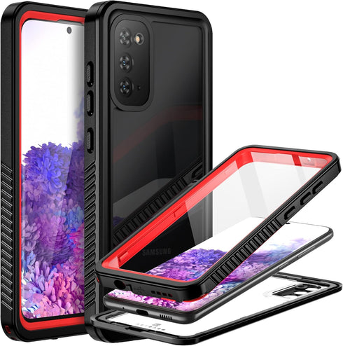 BEASTEK Galaxy S20 Plus Waterproof Case, Shockproof Dustproof IP68 Underwater Case, FSN Series with Built-in Screen Protector Anti-scratch 360 Cov...