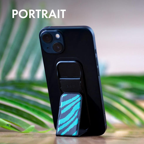 CLCKR Cell Phone Grip and Expanding Stand, Universal Adhesive Phone Grip Holder with Multiple Viewing Angles for iPhone 14/13/12, Samsung Galaxy S...