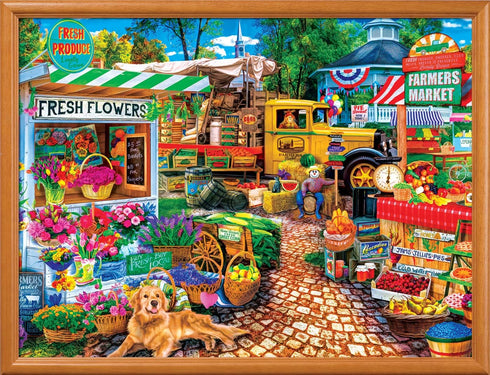 MasterPieces 750 Piece Jigsaw Puzzle for Adults and Family - Sale On The Square - 18"x24"...