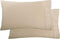 Elegant Comfort Luxury Ultra-Soft 2-Piece Pillowcase Set - 1500 Premium Hotel Quality Microfiber Double Brushed - Wrinkle Resistant, King, Cream...
