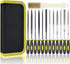 Small File Set, Needle Diamond Files 13PCS, 6pcs Jewlers Files & 6pcs Steel Files for Precision Metal File Work, Wood Files, Plastic Carving Tool ...