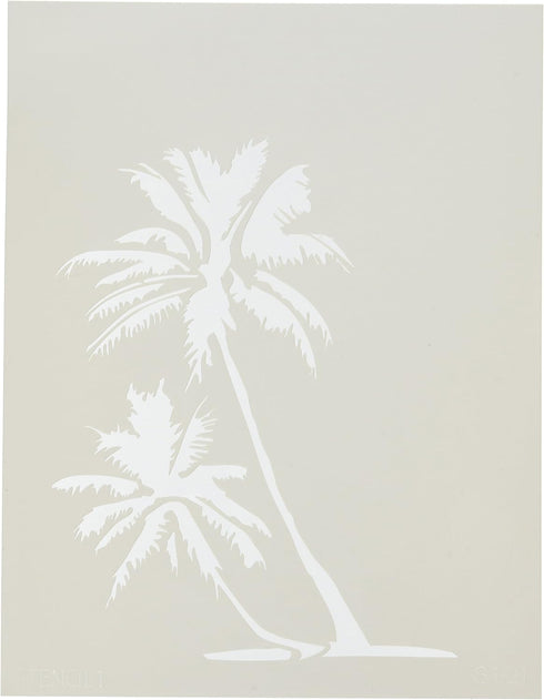 Stencil1 Palm Trees Stencil - Reusable Premium Quality Mylar Stencils for Painting - Palm Trees Stencil Crafts and Decor on Walls Fabric & Furnitu...