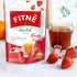 FITNE Strawberry Herbal Detox Tea Fruity Myrobalan Rhubard Senna Infusion Cleansing High Antioxidant No Calories Stevia Sweetener, 12 Tea Bags...