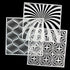32 Pieces Geometric Stencils 6 x 6 Inch Painting Templates Mandala Stencil for Scrapbooking Cookie Tile Furniture Wall Floor Decor Craft Drawing T...