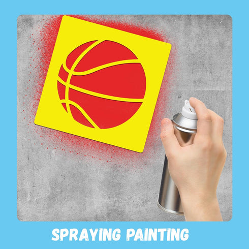 24 PCS Kids Stencils for Painting Sidewalk Chalk Stencils Boys Discovery Themed Stencils Kids Style Collection - 8 in...