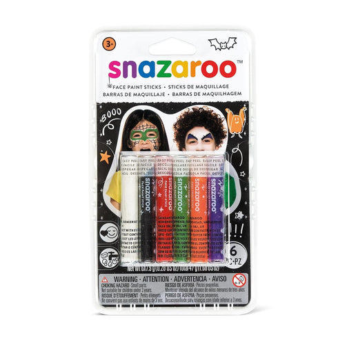 Snazaroo, Set of 6, Halloween Face Paint Sticks...