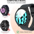 Suoman 4+4 Pack for Samsung Galaxy Watch 6 44mm Case,Privacy Screen Protector+HD Screen Protector+ All-Round PC Matte Protector Cover Set [Anti-Pe...